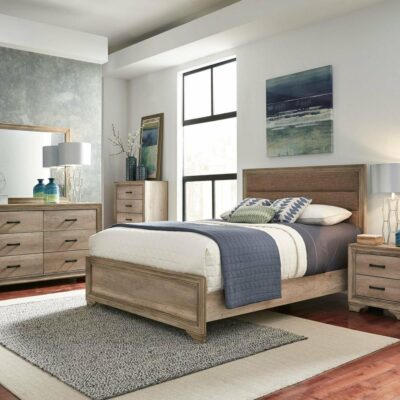 Liberty Furniture | Bedroom Farmhosue 5-Piece Queen Bedroom Set