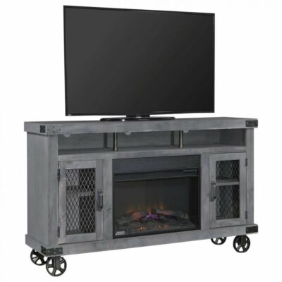 Aspenhome | Living Room 62″ Fireplace Console with Soundbar Area