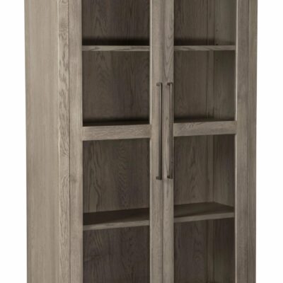 Signature Design by Ashley | Living Room Tall Accent Cabinet with Glass Doors