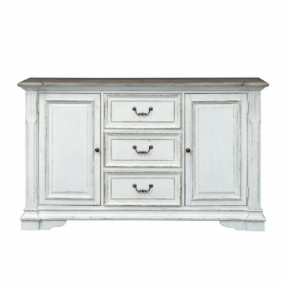 Liberty Furniture | Dining Room Traditional Buffet with Felt-Lined Top Drawer