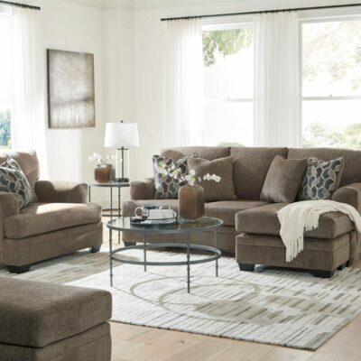 Signature Design by Ashley | Living Room Sofa Chaise, Oversized Chair And Ottoman