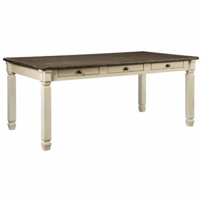 Signature Design by Ashley | Dining Room Relaxed Vintage Rectangular Dining Room Table with 6 Drawers