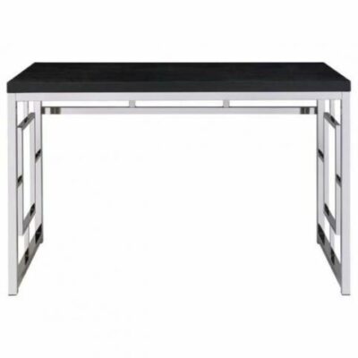 Steve Silver | Home Office Contemporary Desk with Chrome Base