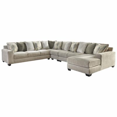 Benchcraft | Living Room Contemporary 5-Piece Sectional with Right Chaise