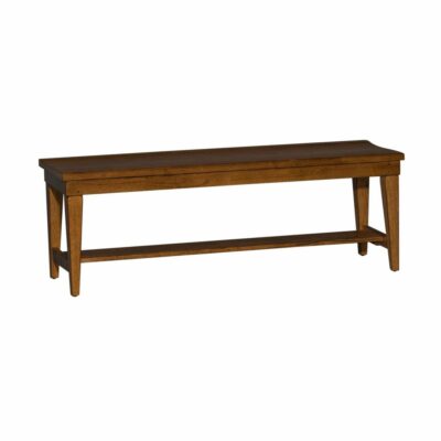 Liberty Furniture | Dining Room Mission Style Wooden Dining Bench – Brown