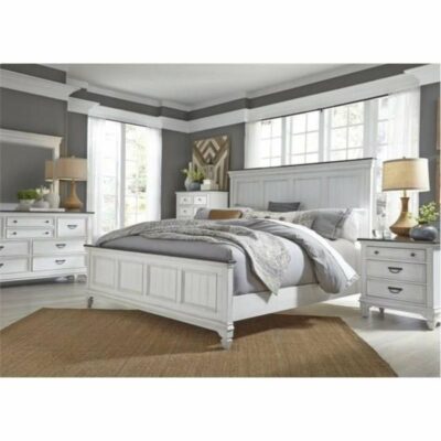 Liberty Furniture | Bedroom Cottage 5-Piece Queen Bedroom Group with Bead Molding