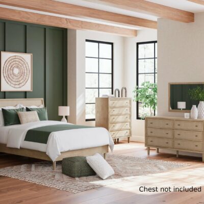 Signature Design by Ashley | Bedroom Queen Panel Bed, Dresser And Mirror