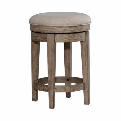 Liberty Furniture | Dining Room Contemporary Swivel Counter-Height Stool with Upholstered Seat