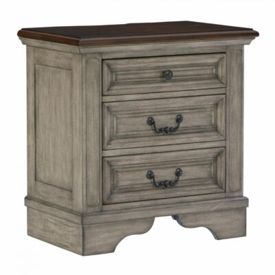 Signature Design by Ashley | Bedroom Traditional Nightstand with Outlets and USB Charging