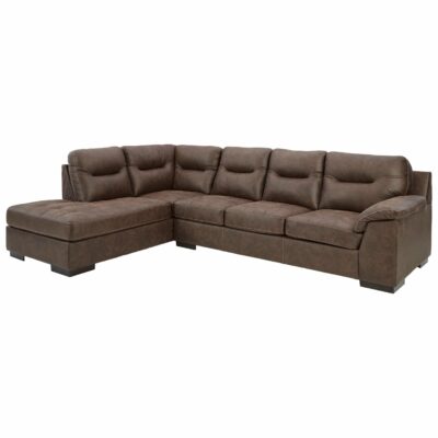 Signature Design by Ashley | Living Room Faux Leather 2-Piece Sectional with Left Chaise