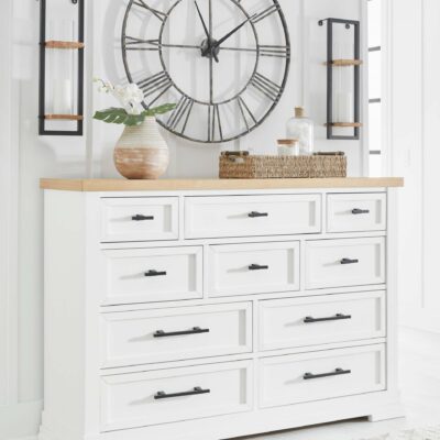 Benchcraft | Bedroom Farmhouse Two-Tone Dresser