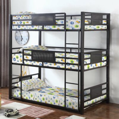 Coaster | Kids Metal Twin Triple Bunk