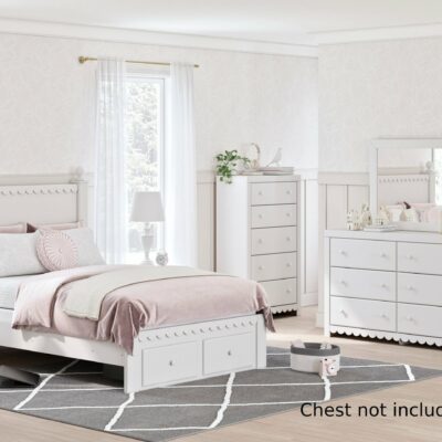 Signature Design by Ashley | Bedroom Full Panel Storage Bed, Dresser And Mirror