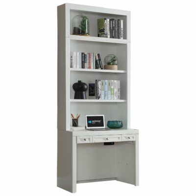 Parker House | Home Office Cottage Desk and Hutch with USB Port and Adjustable Shelving