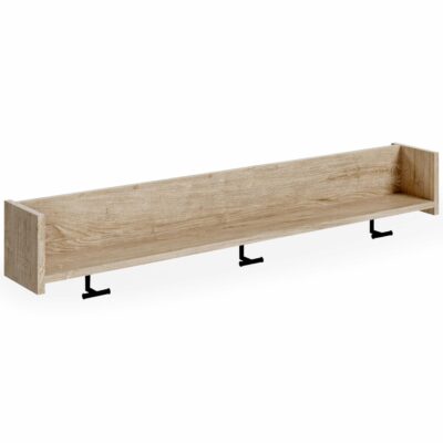 Signature Design by Ashley | Living Room Wall Mounted Coat Rack with Shelf