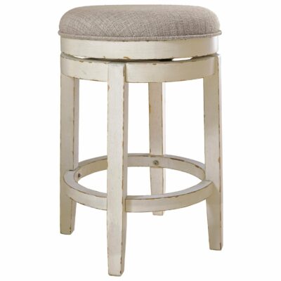 Signature Design by Ashley | Dining Room Counter Height Upholstered Swivel Stool