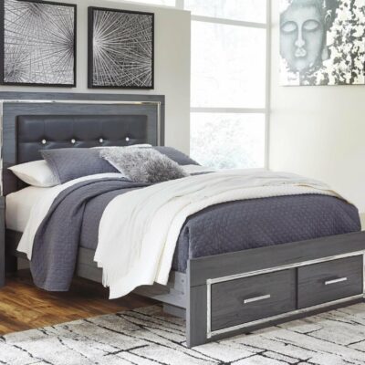 Signature Design by Ashley | Bedroom Queen Platform Bed with Storage