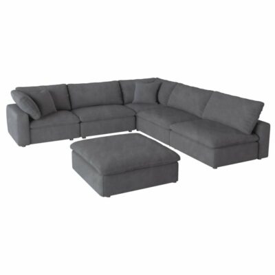 Homelegance | Living Room 6-Piece Modular Sectional with Ottoman