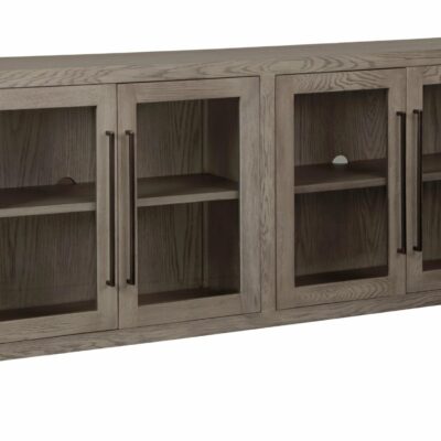 Signature Design by Ashley | Living Room Accent Cabinet with Glass Doors