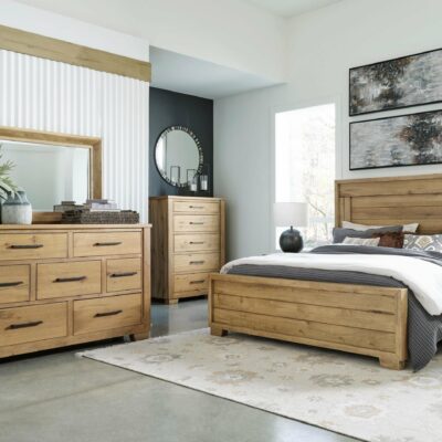 Signature Design by Ashley | Bedroom Queen Panel Bed, Dresser And Mirror