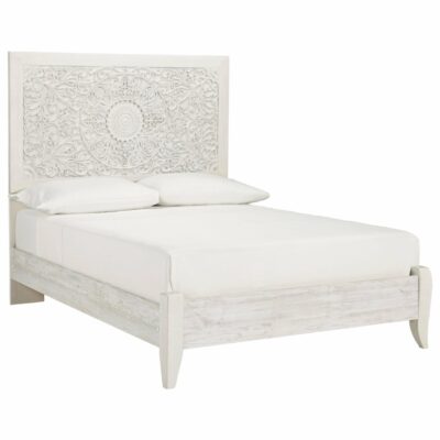 Signature Design by Ashley | Kids Full Panel Bed with Carved Detail Headboard