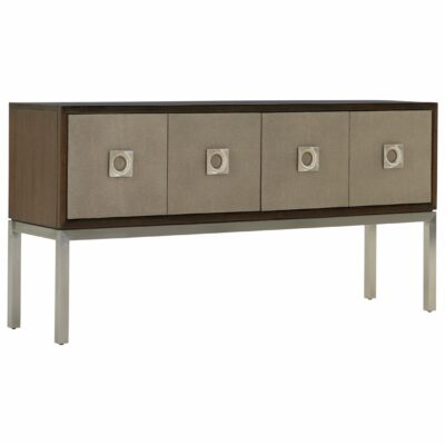 Lexington | Dining Room Glenroy Sideboard with Faux Shagreen Panels and Felt-Lined Silverware Drawer