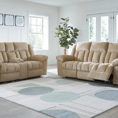 Signature Design by Ashley | Living Room Power Reclining Sofa And Loveseat