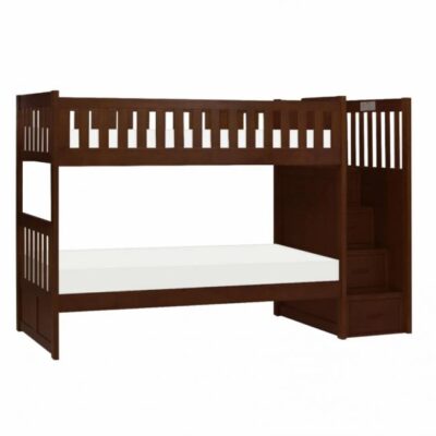 Homelegance | Kids Transitional Twin/Twin Step Bunk Bed