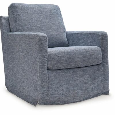 Signature Design by Ashley | Living Room Casual Swivel Glider Accent Chair in Performance Fabric Slipcover