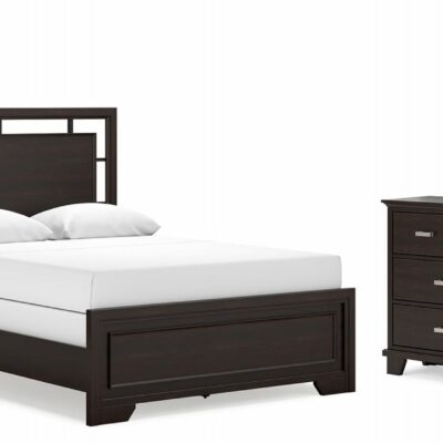 Signature Design by Ashley | Bedroom Queen Panel Bed, Dresser, Mirror And Nightstand