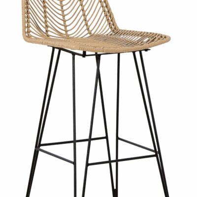 Signature Design by Ashley | Dining Room Natural Handwoven Bar Height Bar Stool