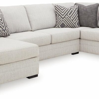 Benchcraft | Living Room 3-Piece Sectional With Chaise in Performance Fabric