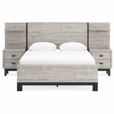 Benchcraft | Bedroom Contemporary Queen Panel Bed with Extensions