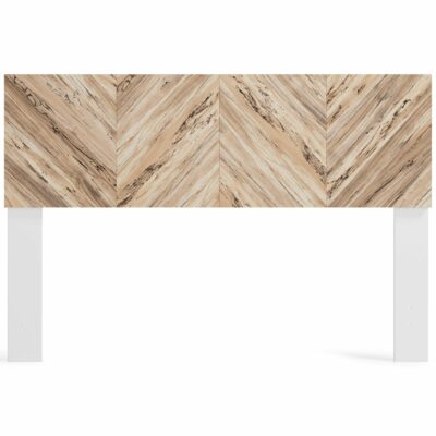 Signature Design by Ashley | Bedroom Queen Panel Headboard in Chevron Pattern