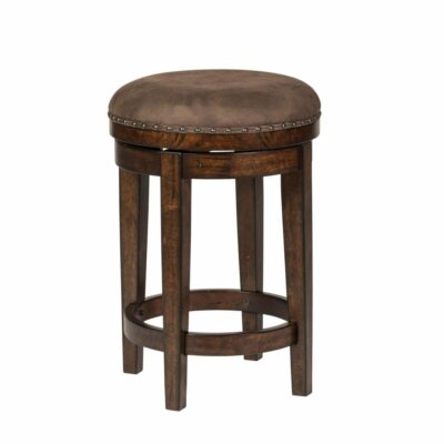 Liberty Furniture | Dining Room Industrial Console Swivel Stool