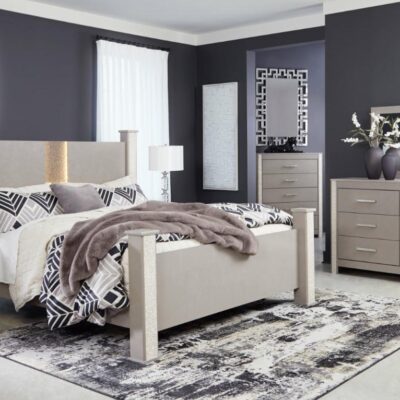 Signature Design by Ashley | Bedroom Contemporary 6-Piece Queen Bedroom Set