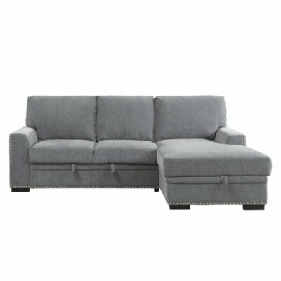 Homelegance | Living Room Casual 2-Piece Sectional Sofa with Bed and Storage