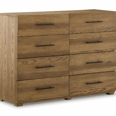 Signature Design by Ashley | Bedroom 8-Drawer Dresser with Oak Veneer