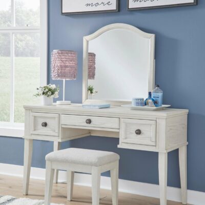 Signature Design by Ashley | Bedroom Vanity with Stool and Mirror