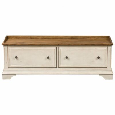 Liberty Furniture | Living Room Relaxed Vintage Hall Bench with Storage