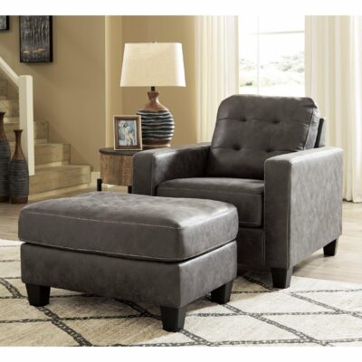 Benchcraft | Living Room Contemporary Chair and Ottoman Set