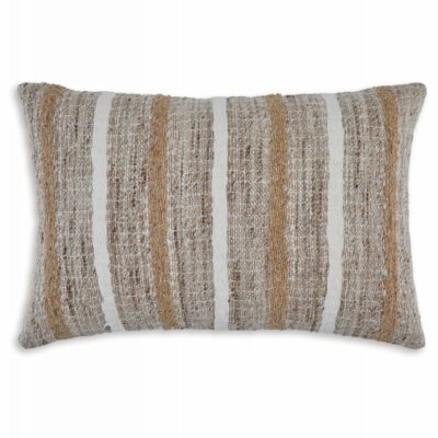 Signature Design by Ashley | Living Room Striped Lumbar Pillow (Set of 4)