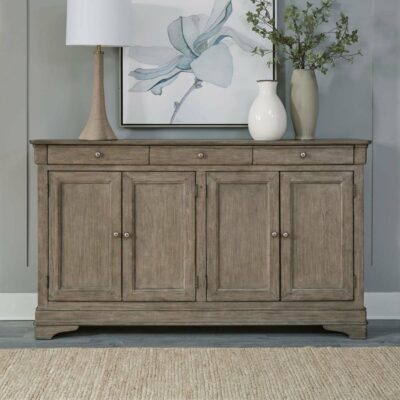 Liberty Furniture | Dining Room Transitional Hall Buffet with Felt-Lined Drawers