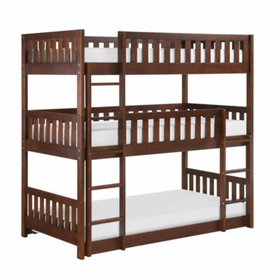 Homelegance | Kids Transitional Twin Triple Bunk Bed