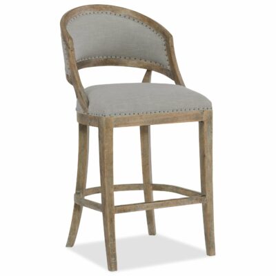 Hooker Furniture | Dining Room Transitional Barrel Back Bar Stool