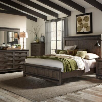 Liberty Furniture | Bedroom Transitional 4-Piece Queen Panel Bed Set