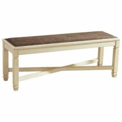 Signature Design by Ashley | Dining Room Relaxed Vintage Upholstered Dining Room Bench with Nailhead Trimming