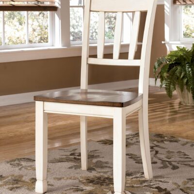 Signature Design by Ashley | Dining Room Dining Room Side Chair w/ Two-Tone Finish & Slat Back