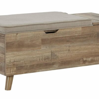 Signature Design by Ashley | Living Room Storage Bench with Cushion