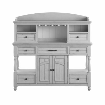 Emerald | Dining Room Coastal Server and Hutch Set